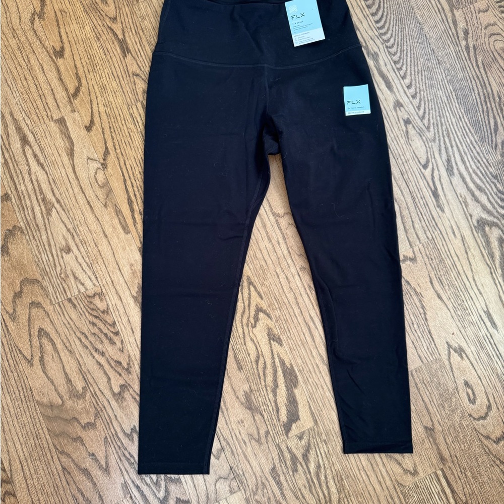 NWT FLX Black High-Waisted Leggings
